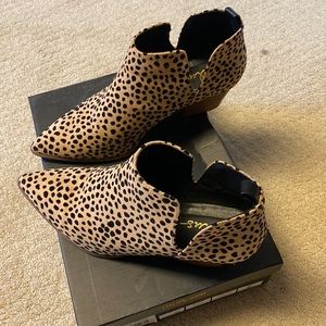 Leopard booties